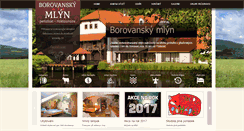 Desktop Screenshot of borovanskymlyn.cz